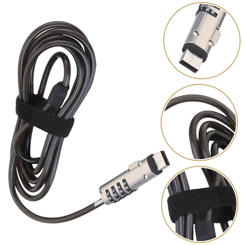 Cable Lock Flexible - Laptop Numeric Password Alloy Lock Portable