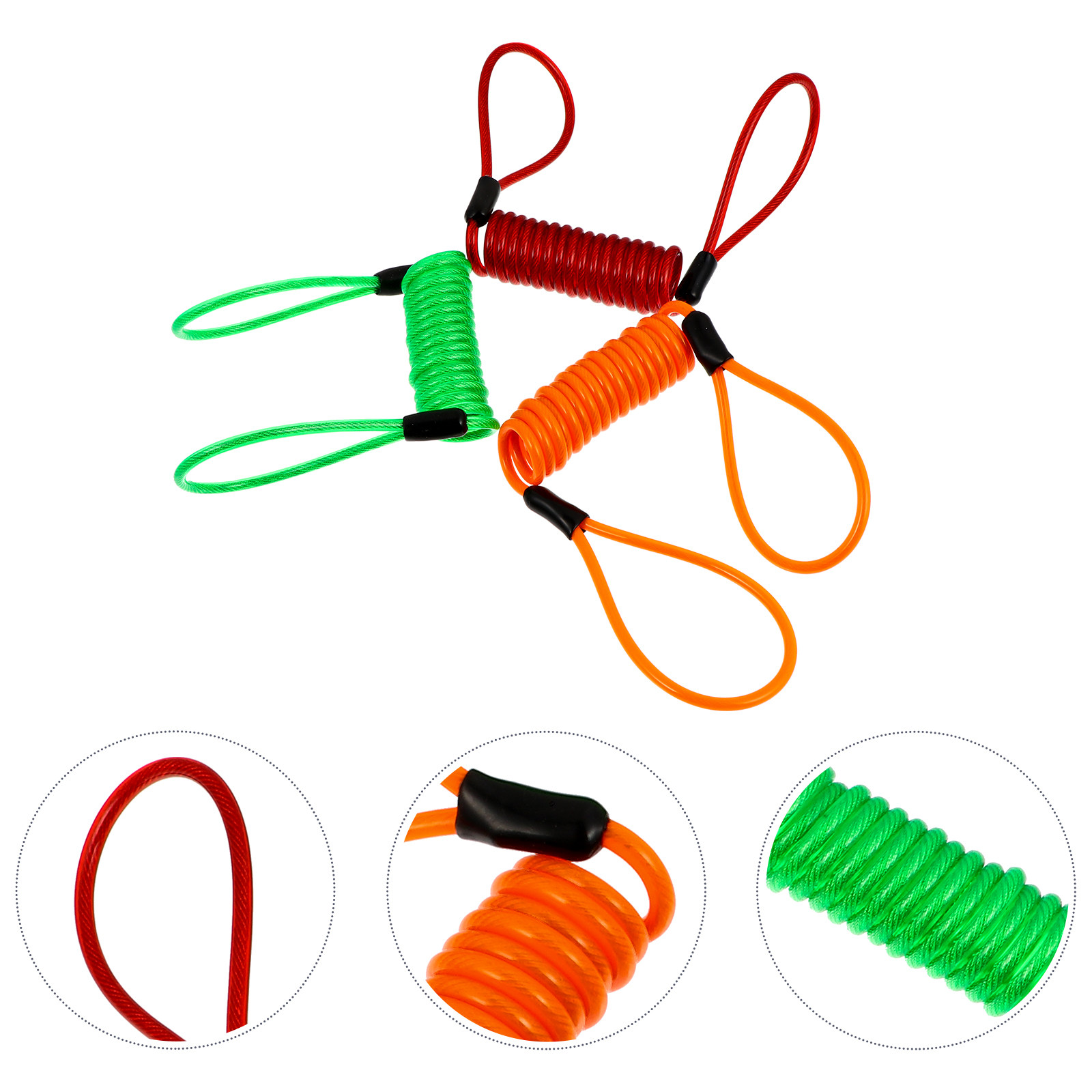3Pcs Anti Theft Reminder Wire  - đánh giá và giá Cable Lock Flexible