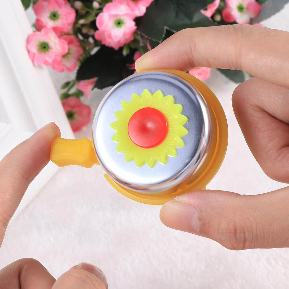 Sunflower Bike Bell Yellow Pla - đánh giá và giá Bell Handlebar Ring