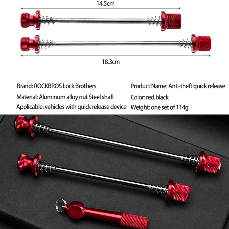 ROCKBROS Bike Quick Release Bi - đánh giá và giá Dynamo Hub Front