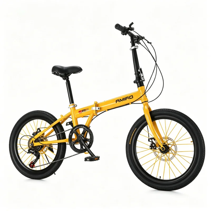 20 Inch Yellow Spoke Wheel Fol - đánh giá và giá Commuter Biking