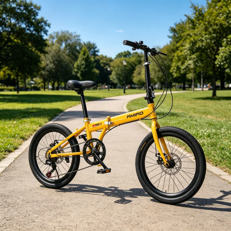 20 Inch Yellow Spoke Wheel Fol - đánh giá và giá Commuter Biking