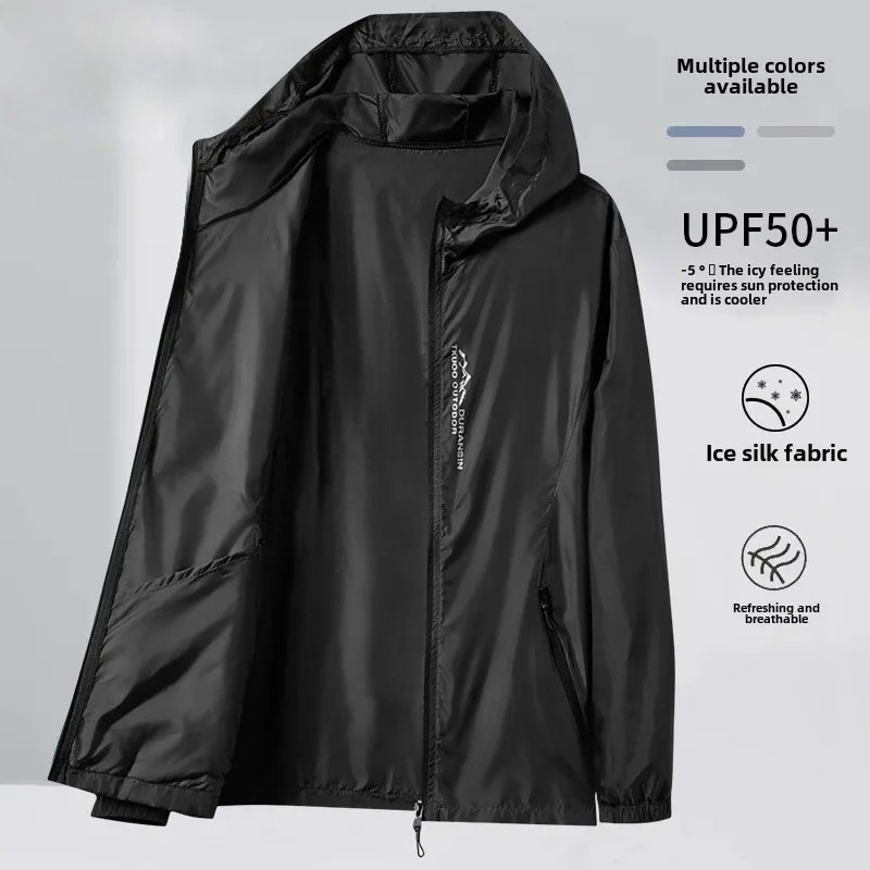 Summer Men's Sunscreen Jacket  - đánh giá và giá Cycling Commute Jacket