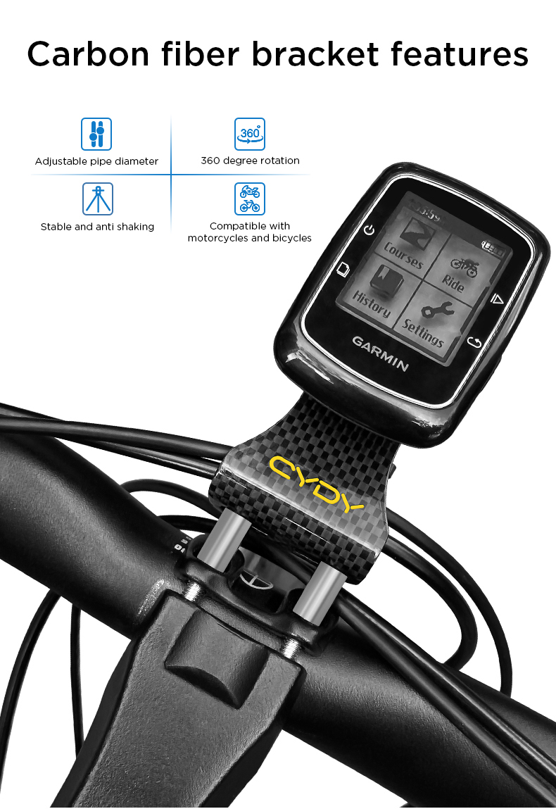 CYDY Carbon Garmin Bryton Waho - đánh giá và giá Cycling Commuter