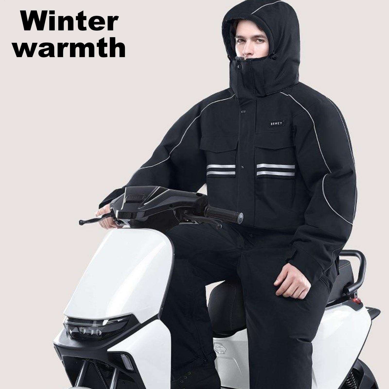 Motorcycle Winter Jacket 4-Poc - đánh giá và giá Cycling Commute Clothes