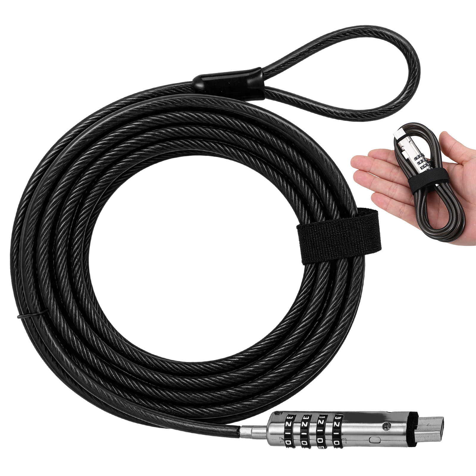Laptop Numeric Password Alloy  - đánh giá và giá Cable Lock Flexible