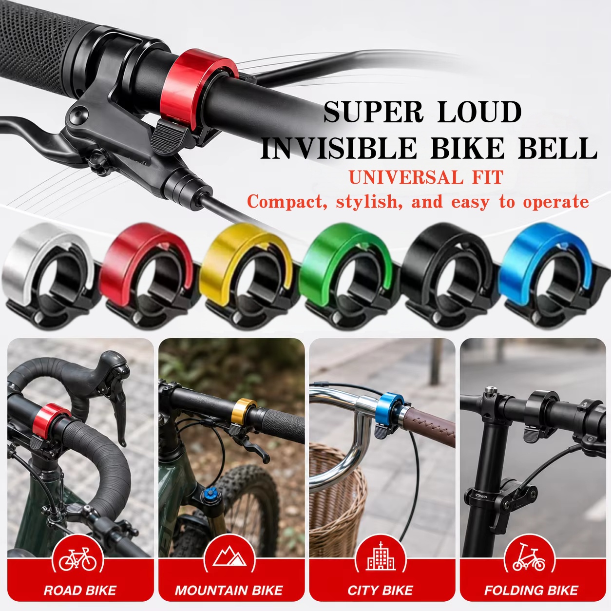 Alloy Bike Bell Loud Clear Sou - đánh giá và giá Bell Handlebar Ring