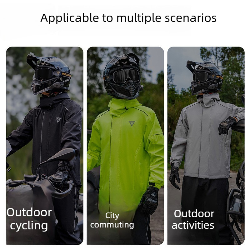 Motorcycle Rain Suit Waterproo - đánh giá và giá Cycling Commute Jacket