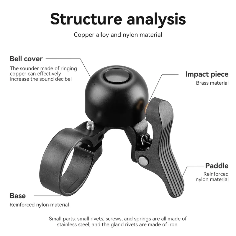 ROCKBROS Mini Bicycle Bell Roa - đánh giá và giá Bell Handlebar Ring