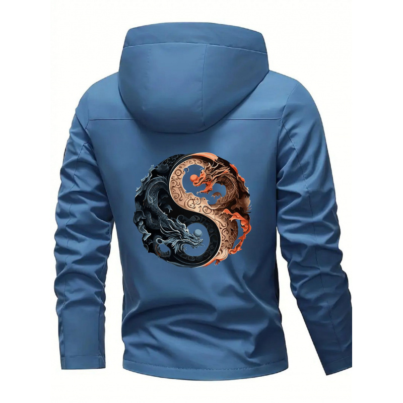 Men's Hooded Jacket - Zippered - đánh giá và giá Cycling Commute Jacket