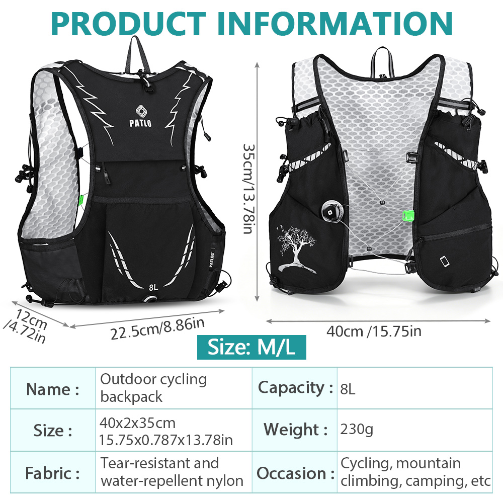 NEWBOLER 8L Outdoor Trail Runn - đánh giá và giá Cycling Commute Backpack