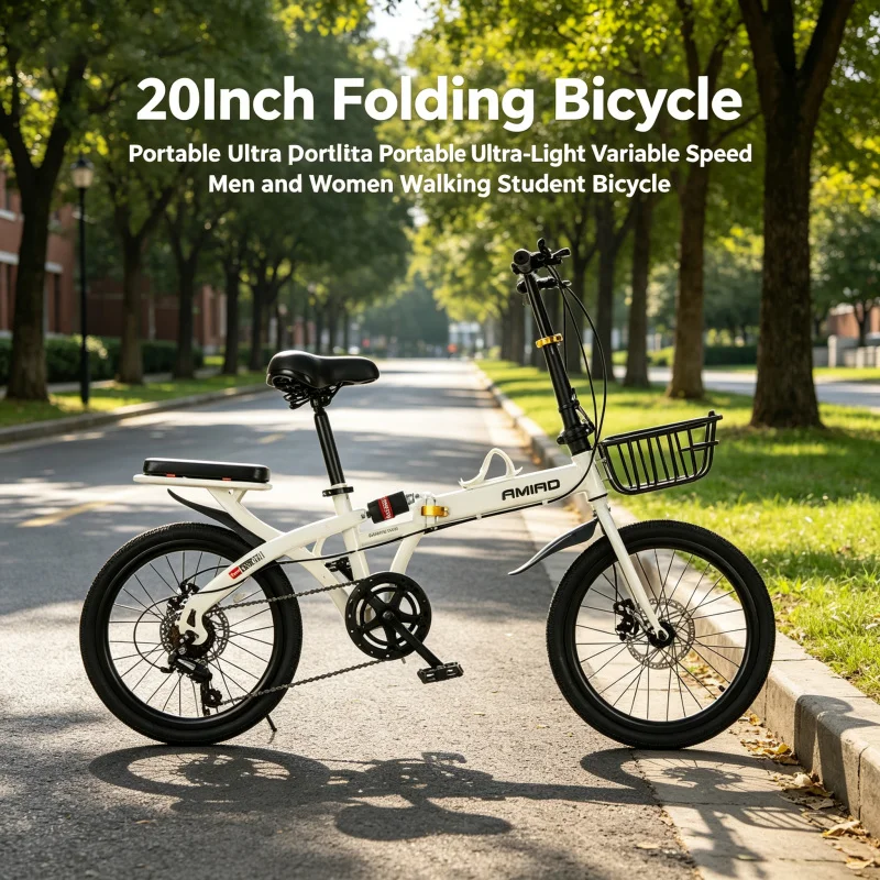 20-inch Ultra-Light Folding Bi - đánh giá và giá Commuter Biking