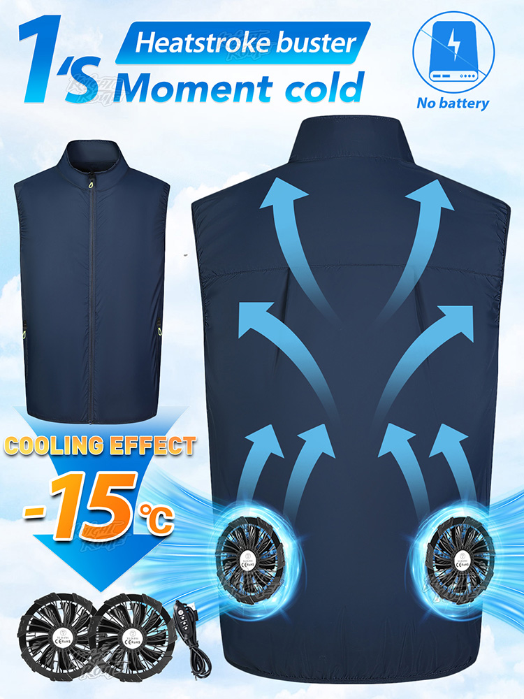 Fan Vest Wearable Cooling Air- - đánh giá và giá Cycling Commute Clothes