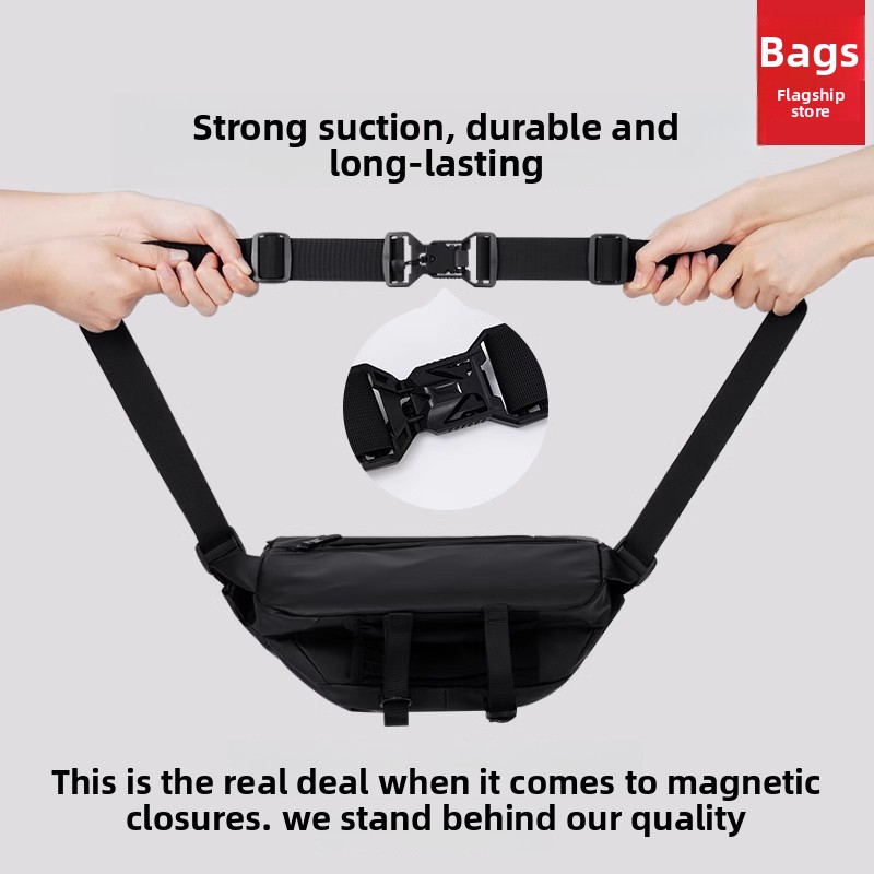 Magnetic Buckle Men Crossbody  - đánh giá và giá Cycling Commuting