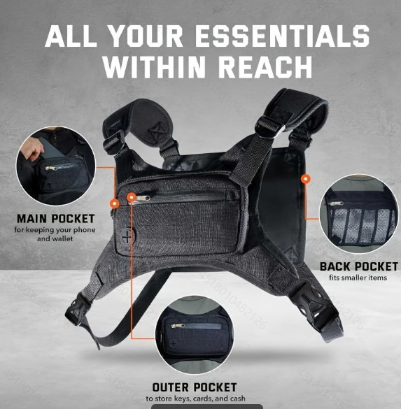 Outdoor Chest Rig Bag Lightwei - đánh giá và giá Cycling Commute Training