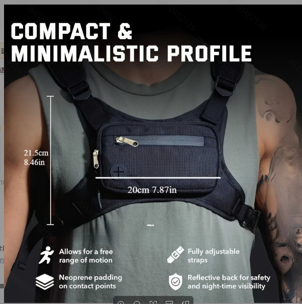 Outdoor Chest Rig Bag Lightwei - đánh giá và giá Cycling Commute Training